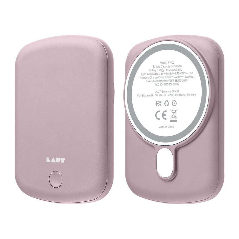LAUT POWER CHARGE HANDY Pink Powerbank comp.e with MagSafe