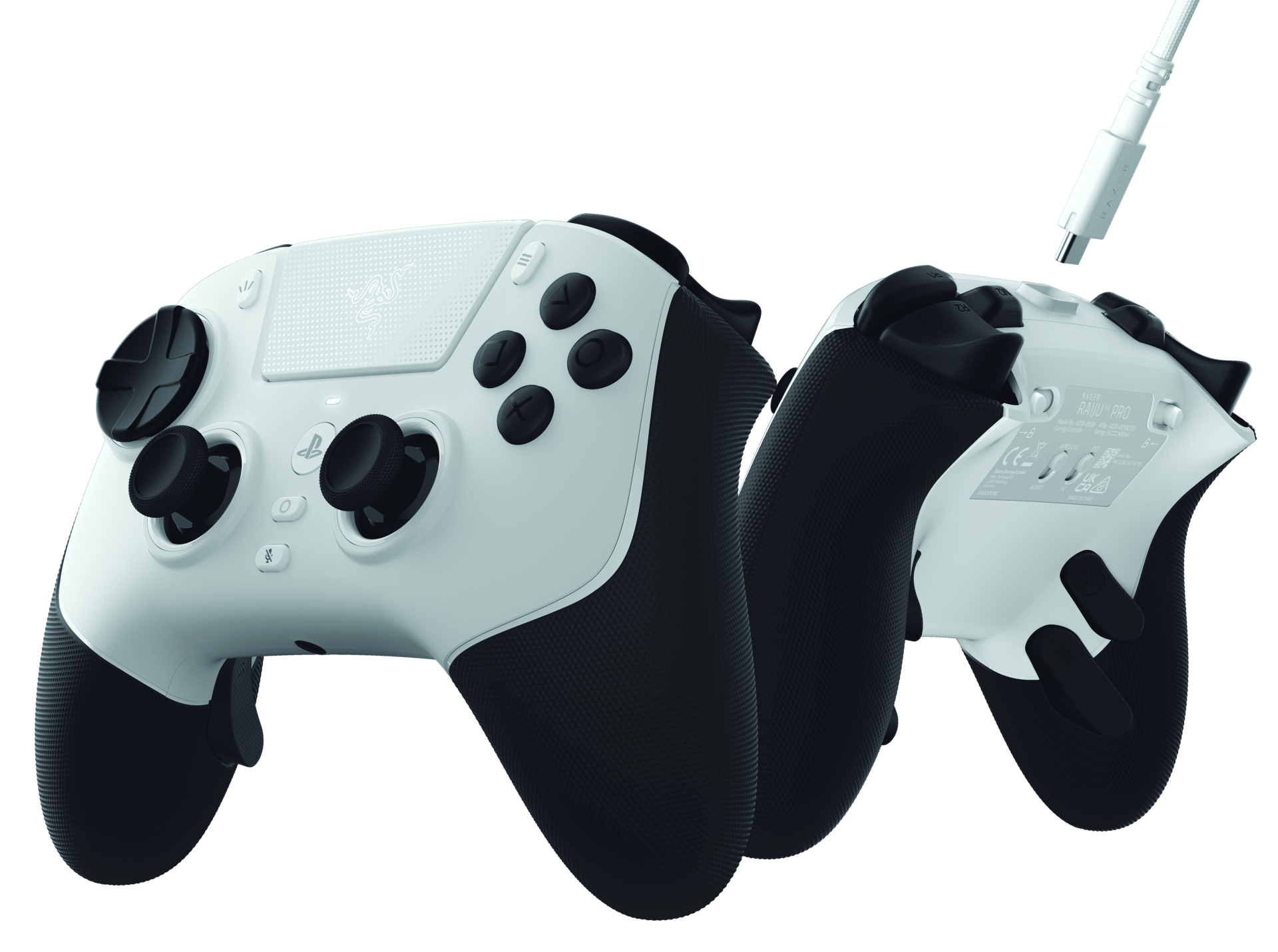 Raiju V3 Pro Kabelloser E-Sport-Controller, Weiß