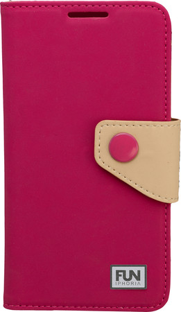 Handy-Schutzhülle 14751 Fun Trend Book Case für Samsung A300 Galaxy A3 magenta