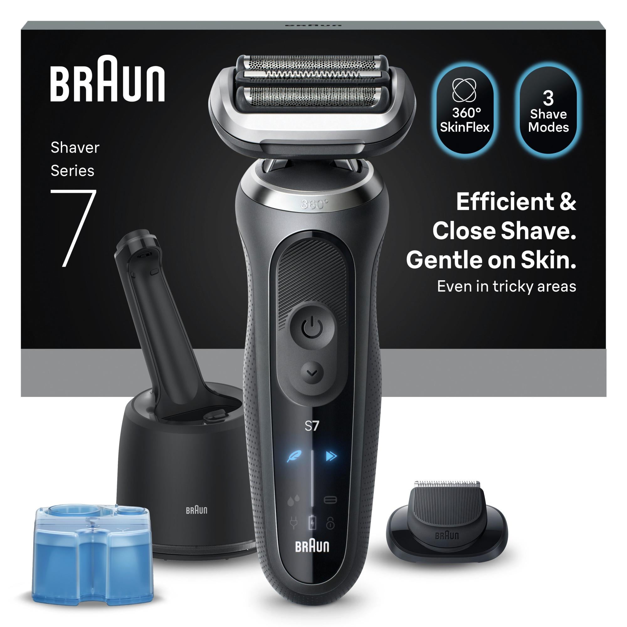 Braun Series 7 Elektrorasierer, SmartCare Center, +1 Aufsatz, 72-G7200cc Herrenrasierer