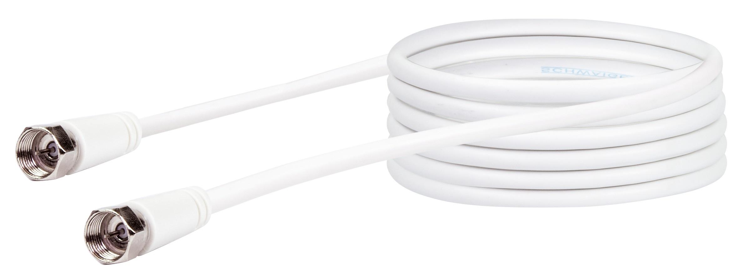 SAT Anschlusskabel (90 dB) KVCHQ75 - F-Stecker, 7,5m