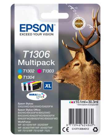 Tintenpatrone C13T13064012 XL Hirsch MultiPack