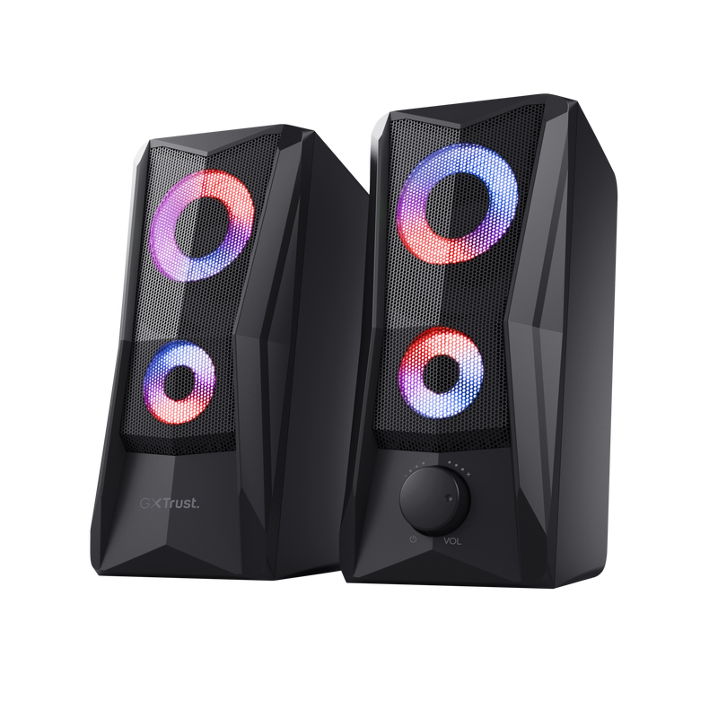 PC-Lautsprecher GXT606B JAVV, RGB, Schwarz