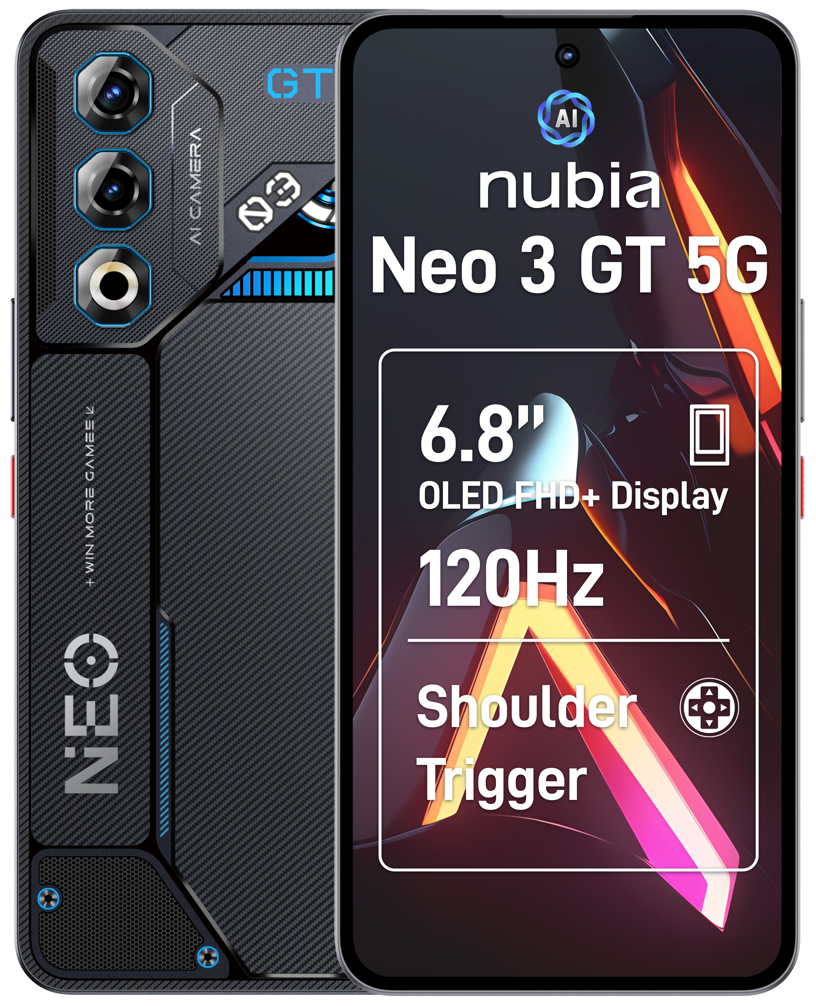 Neo 3 GT 5G 256GB Interstellar Gray Smartphone