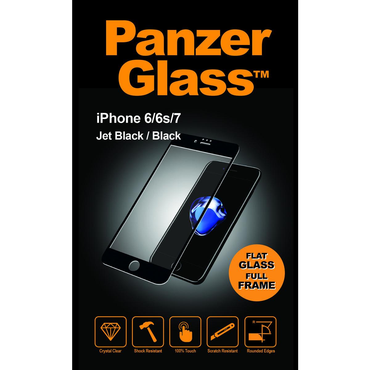 Schutzglas 2,5D für Apple iPhone 6/6s/7/8 schwarz