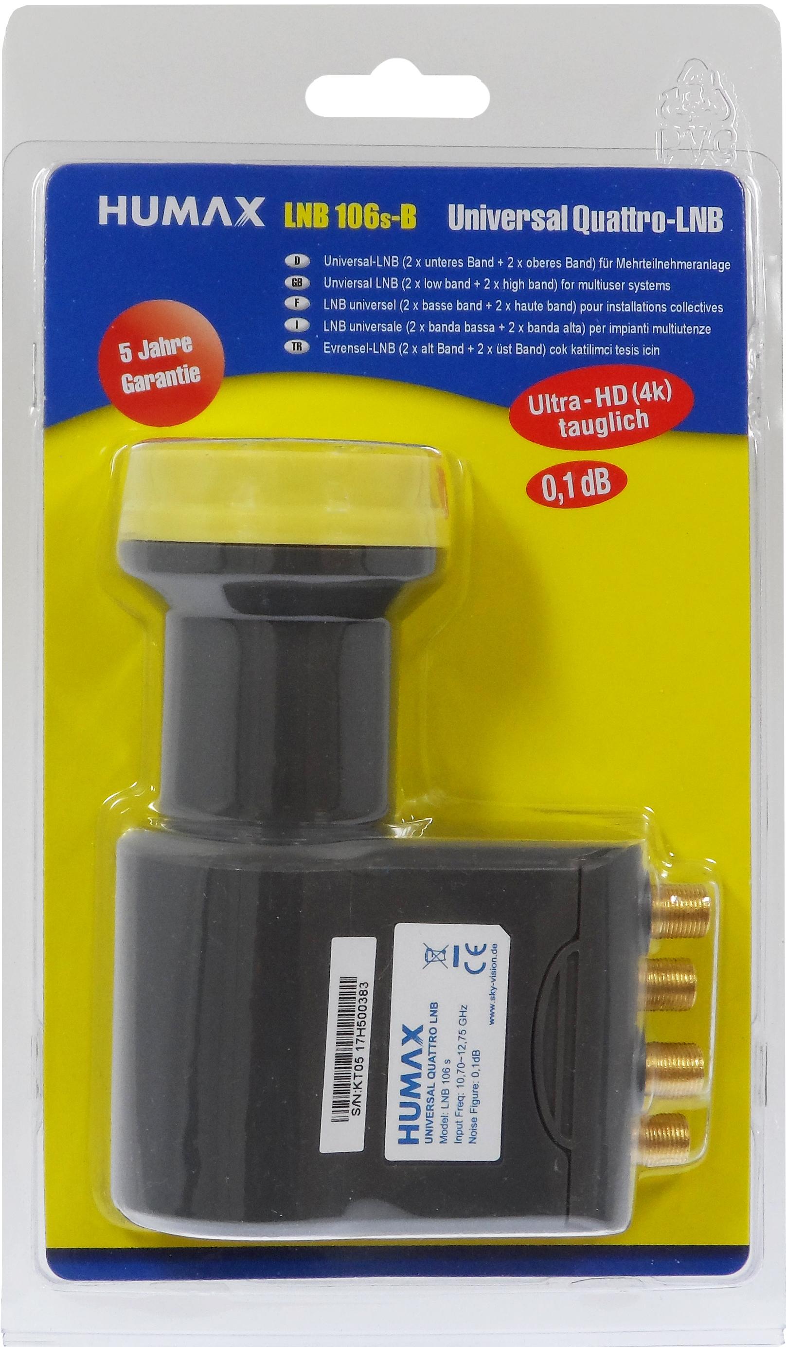 LNB 106s B-Gold Quattro Universal