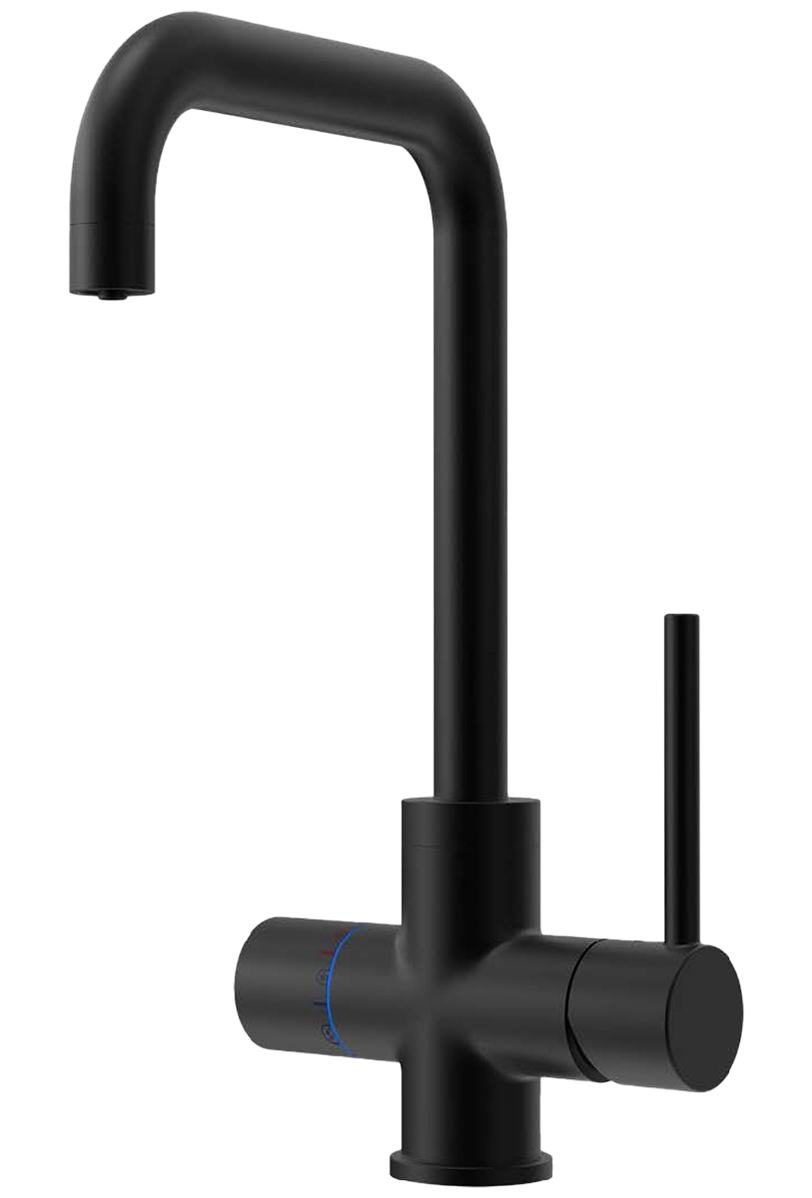 5in1 Touch Armatur (für Sprudler) eckig, matt schwarz (XO-AR 5015)