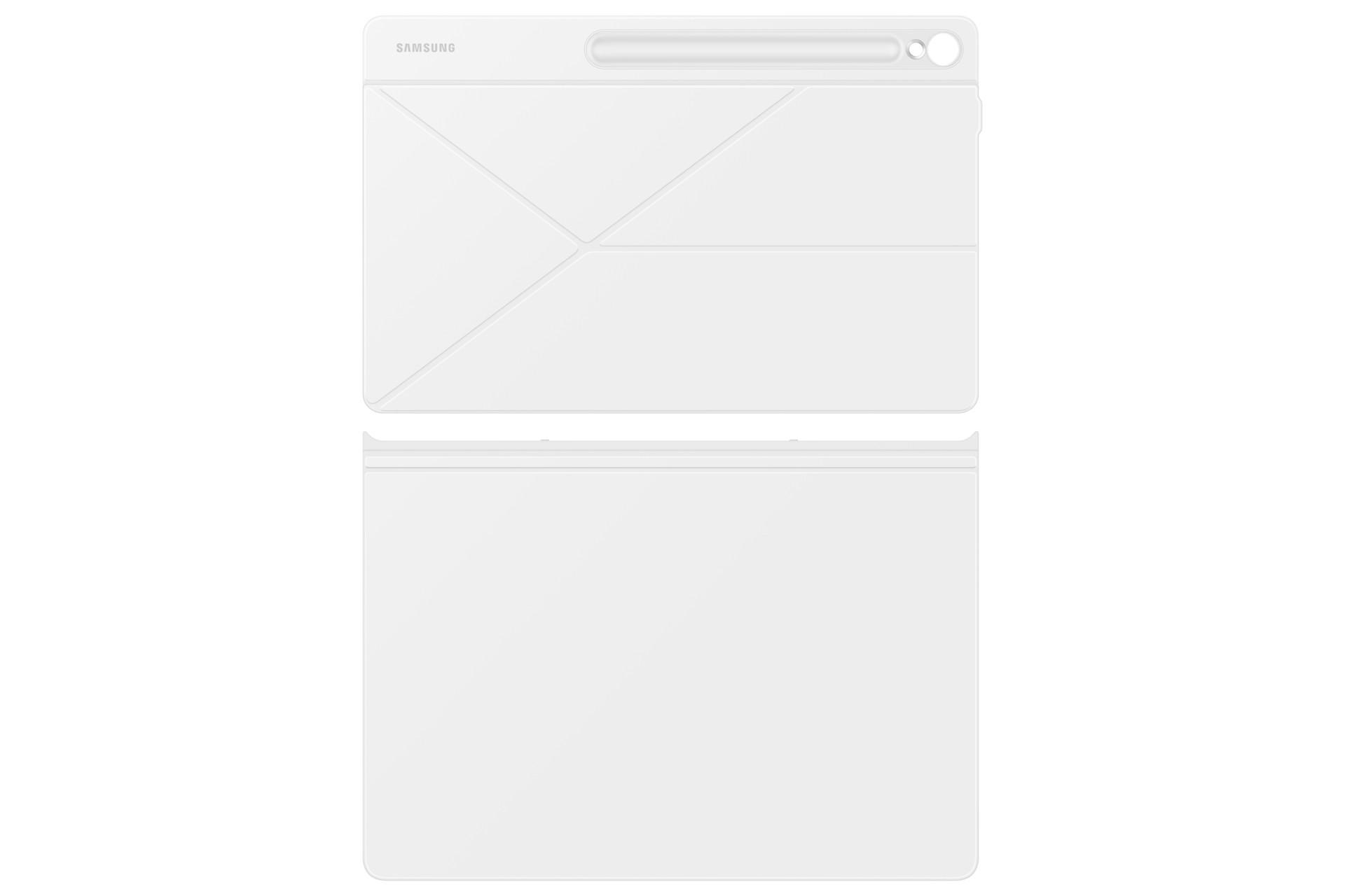 Smart Book Cover für das Galaxy Tab S10 FE+, Weiß