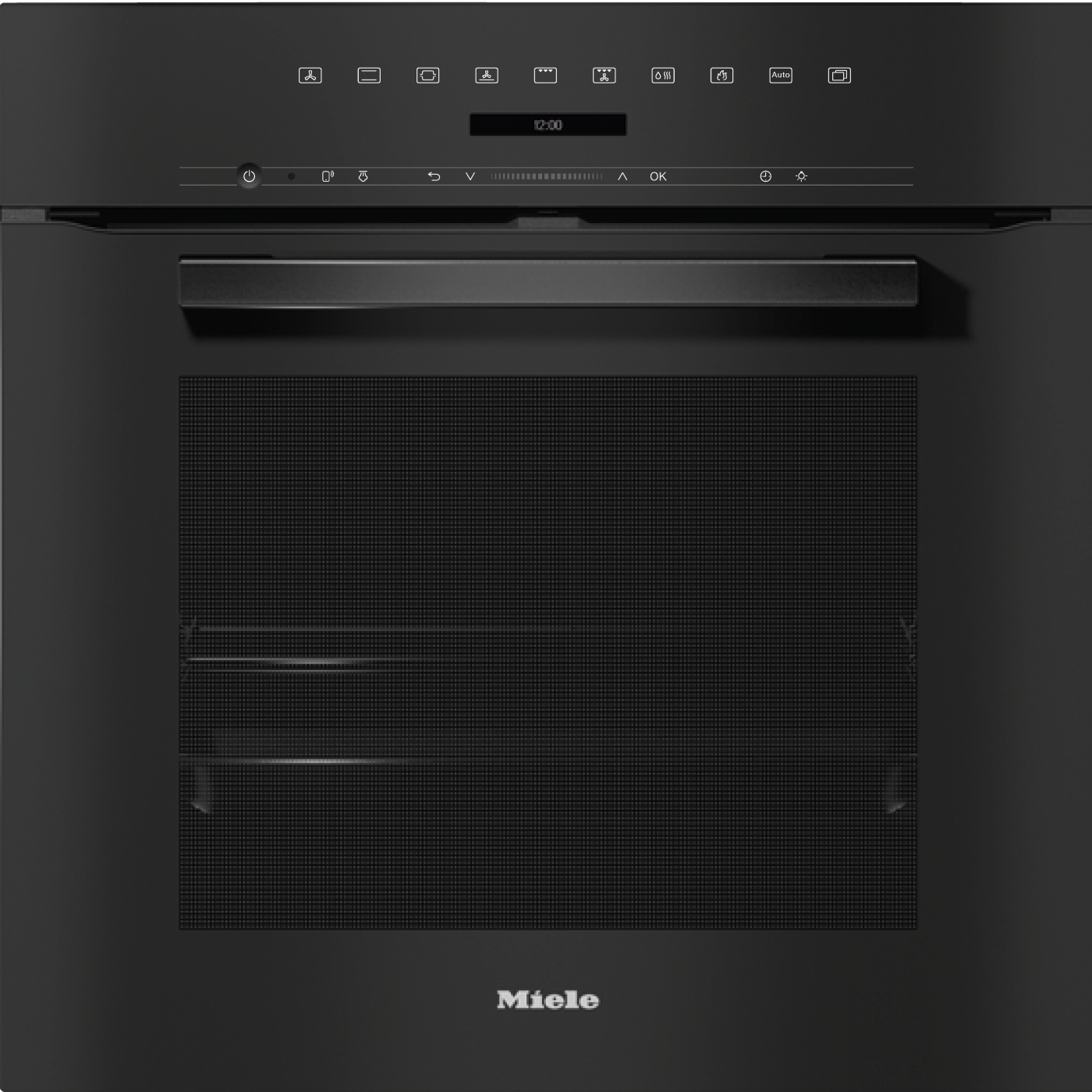 H 7264 BP Obsidianschwarz Einbau-Dampfbackofen