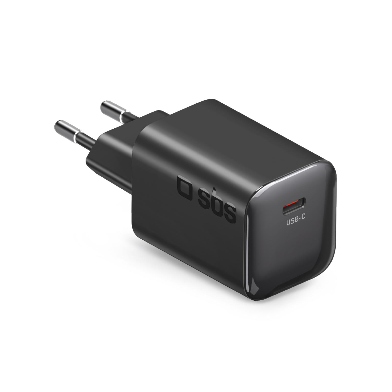 Wandladegerät USB-C mit 40 W, Power Delivery 3.0 und AVS, Schwarz