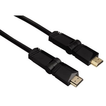 High Speed HDMI™-Kabel, St.- St., Rotation, vergoldet, Ethernet, 3,0 m (122111)