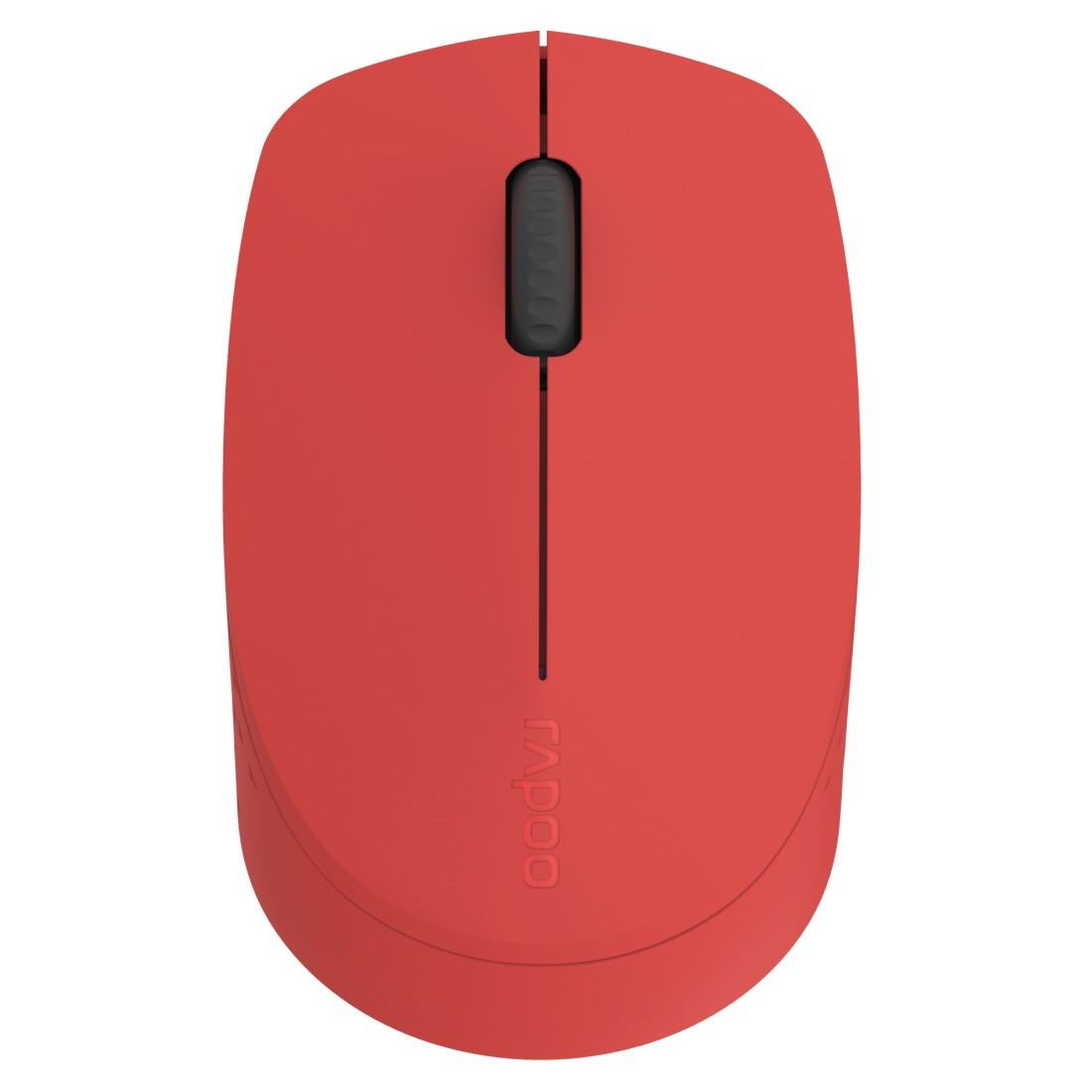 Kabellose lautlose Multi-Mode-Maus "M100 Silent", Rot (00184532)