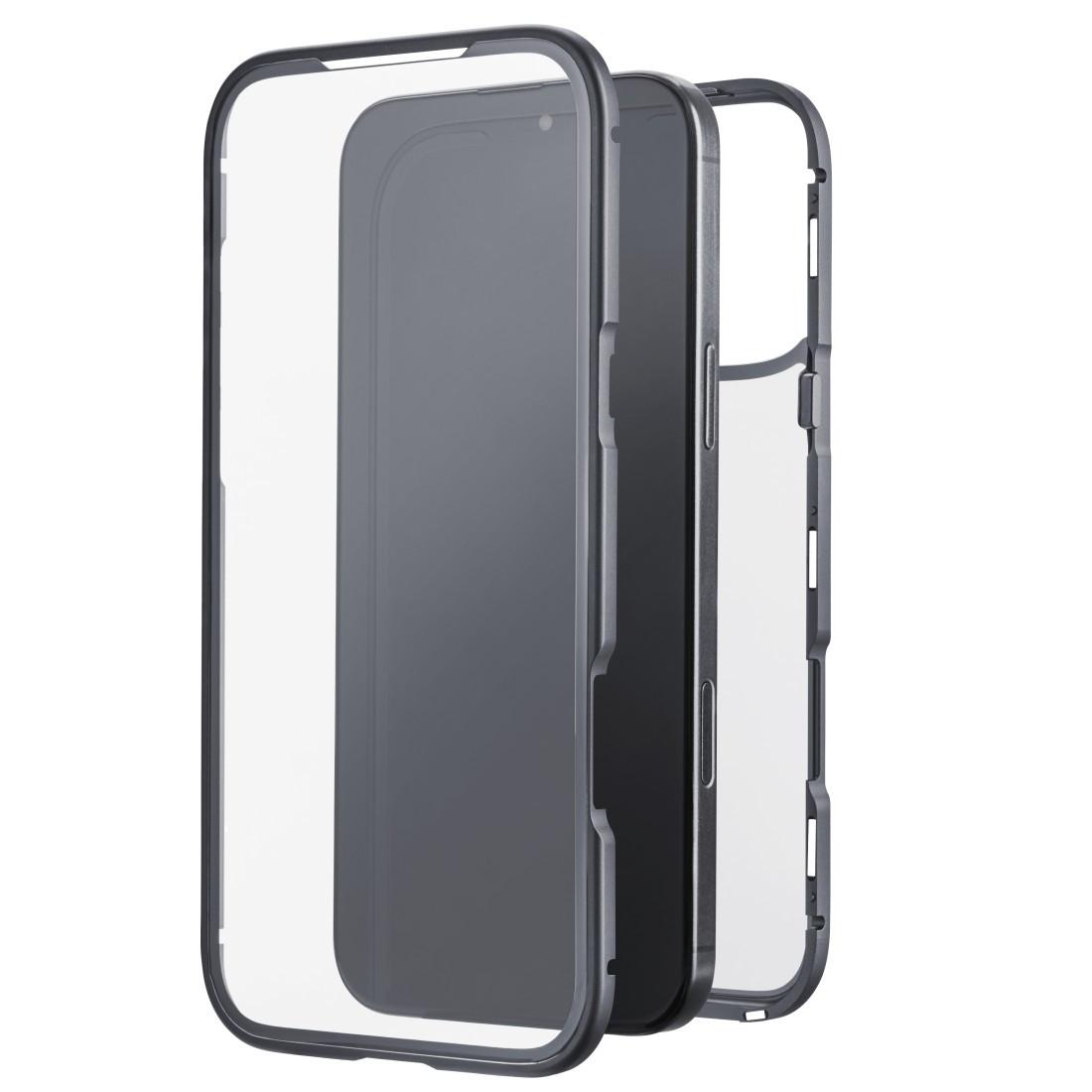 "Cover ""360° Glass"" für Apple iPhone 17 Pro Max, Schwarz (00080459) Handyhülle"
