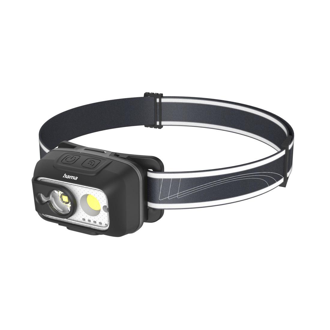 LED-Stirnlampe "HL500-C", mit Akku, Kopflampe zum Joggen, Arbeiten, 4 Modi (00228609)