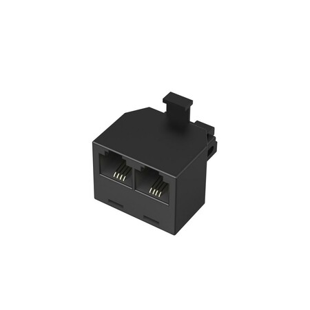 Modular-Verteiler, Stecker 6p4c - 2x Kupplung 6p4c Telefonzubehör