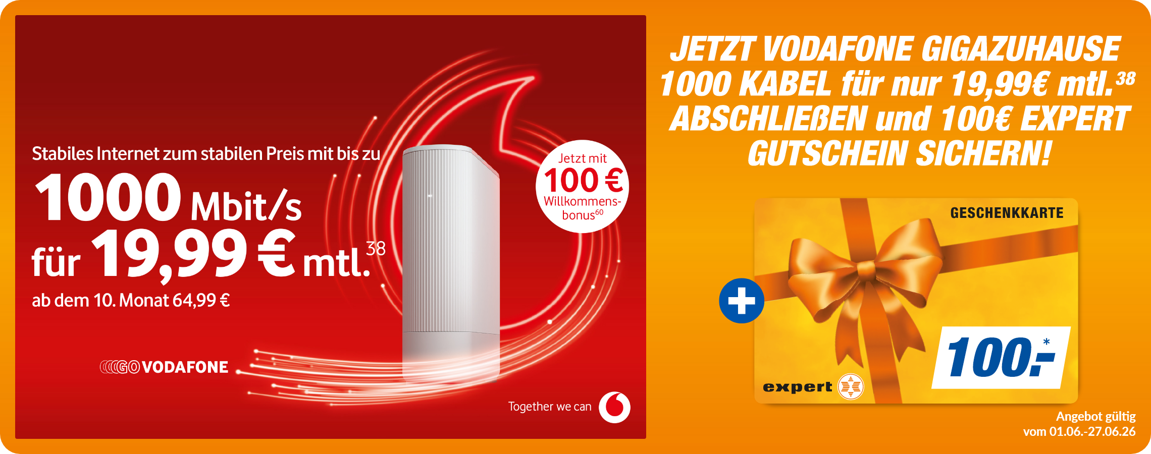 GigaZuhause 1.000 Kabel