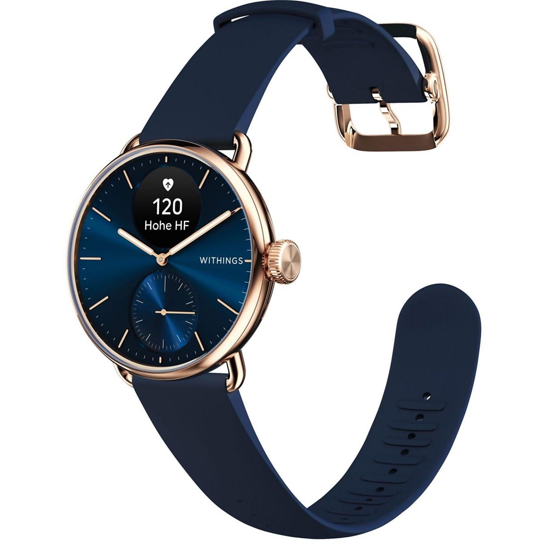 ScanWatch 2 - 38 mm Blau & Roségold Smartwatch