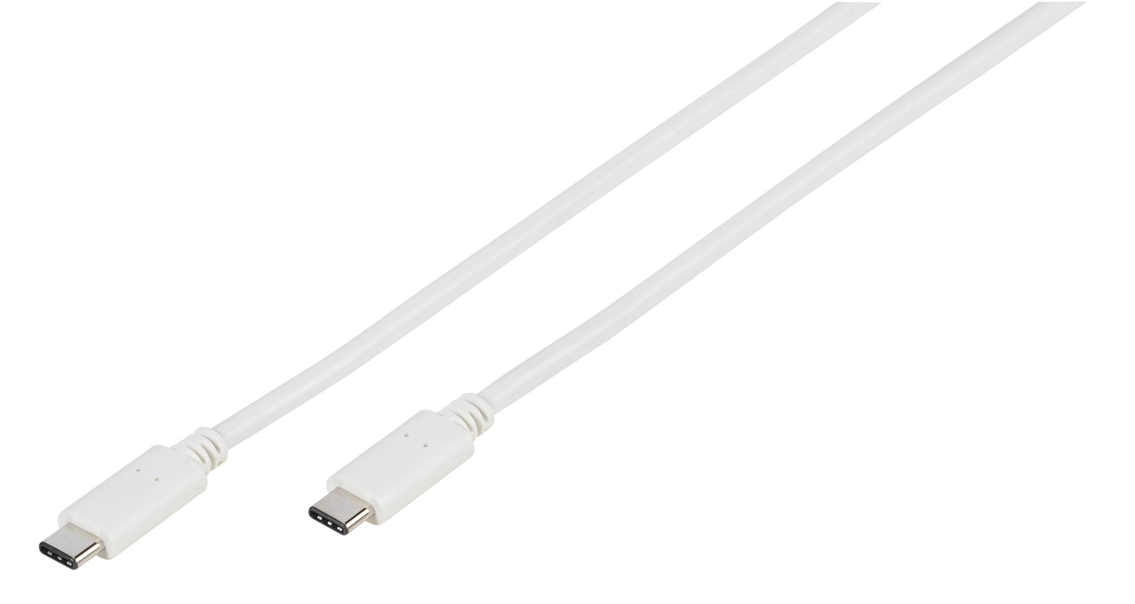 USB 3.1 Type C Anschlusskabel mit E Marker Chip, 2m (45354)