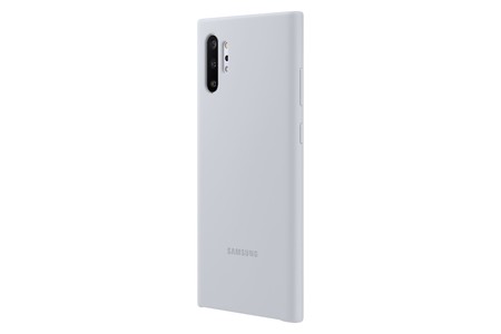 Silicone Cover EF-PN975 für Galaxy Note 10+, Silver