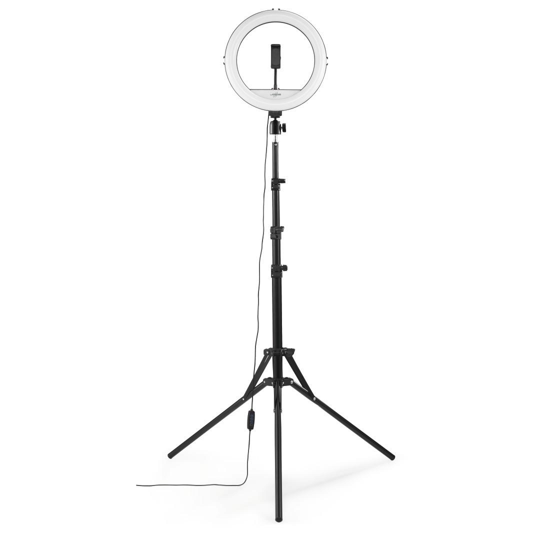 "LED-Ringleuchte ""Streamlight 900"", Streaming Ring Light mit Stativ, 12“ (00004697) Ringlicht"