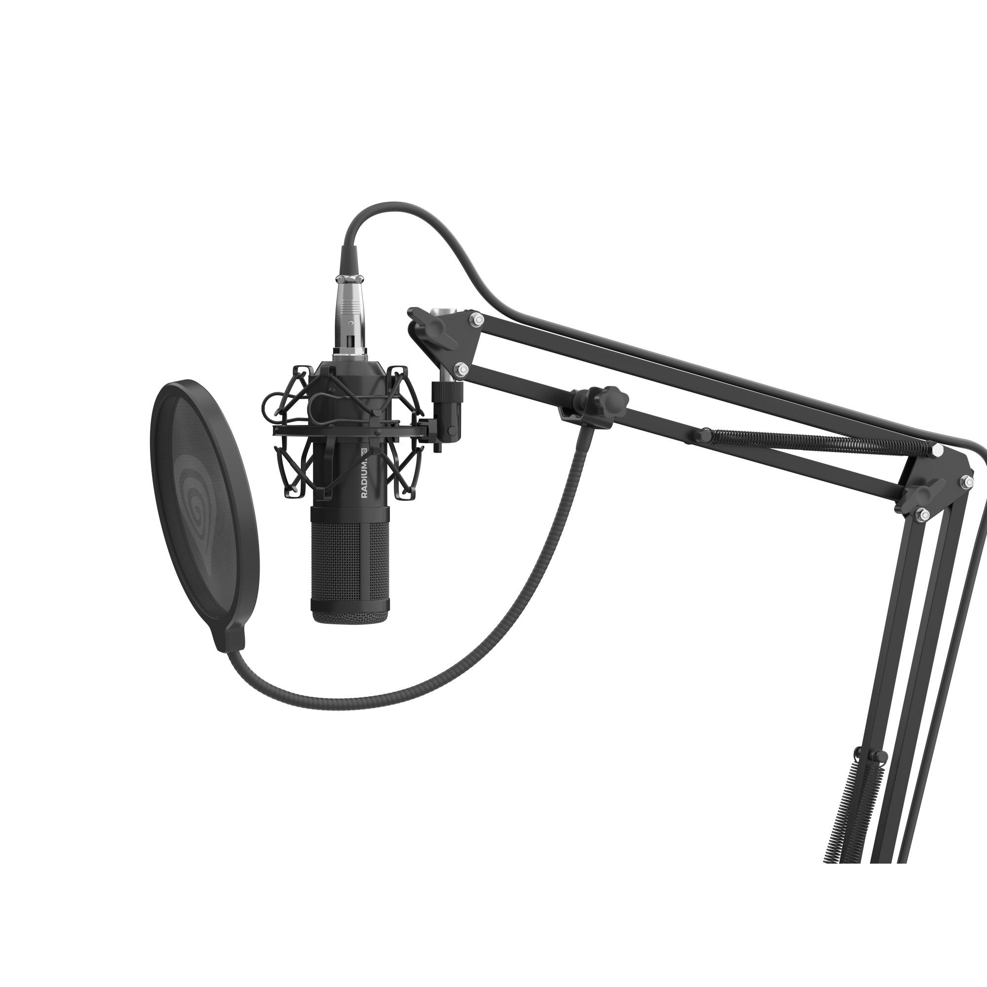 Radium 300 XLR Mikrofon, Schwarz