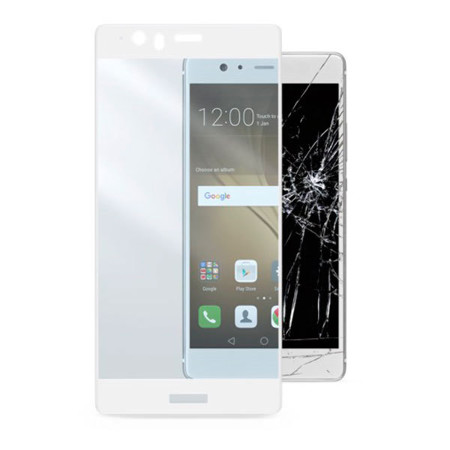 37732 Capsule Display-Schutzglas für Huawei P9 Plus weiß