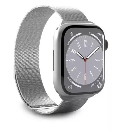 MILANESE Band for Apple Watch 42-44mm, Silber