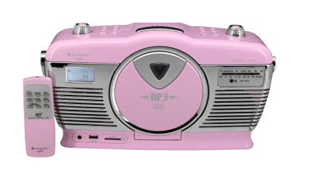 RCD 1350 pink Radiorekorder mit CD-Spieler