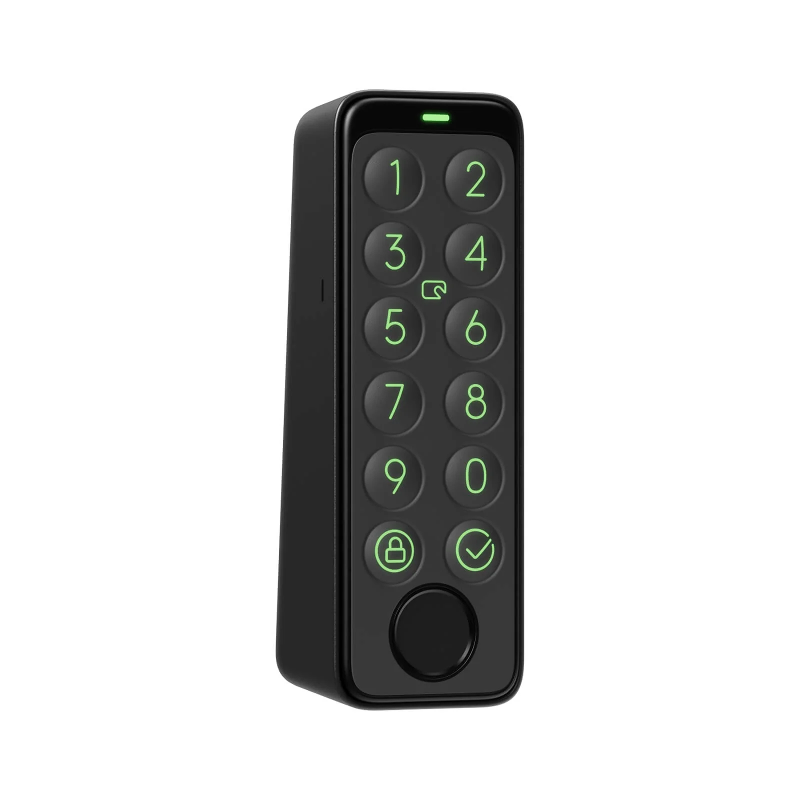 Keypad Touch, Smartes Codeschloss für Lock Pro, mit Fingerabdrucksensor und Appsteuerung, Schwarz