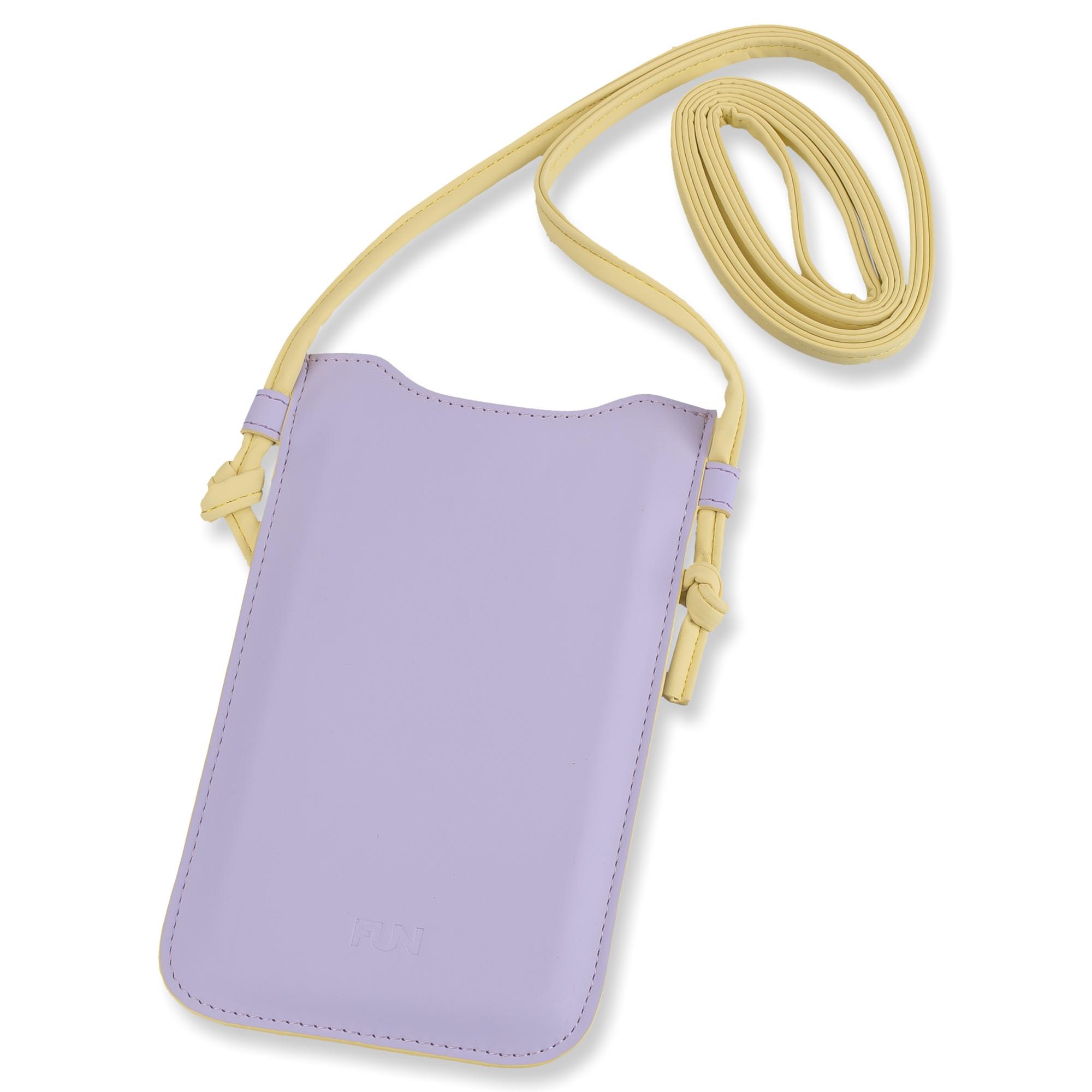 ecklace Sleeve Uni Größe 6.9" Lilac, z.B. für Samsung S20/ S21 Ultra/ iPhone 13 Pro Max Handyhülle