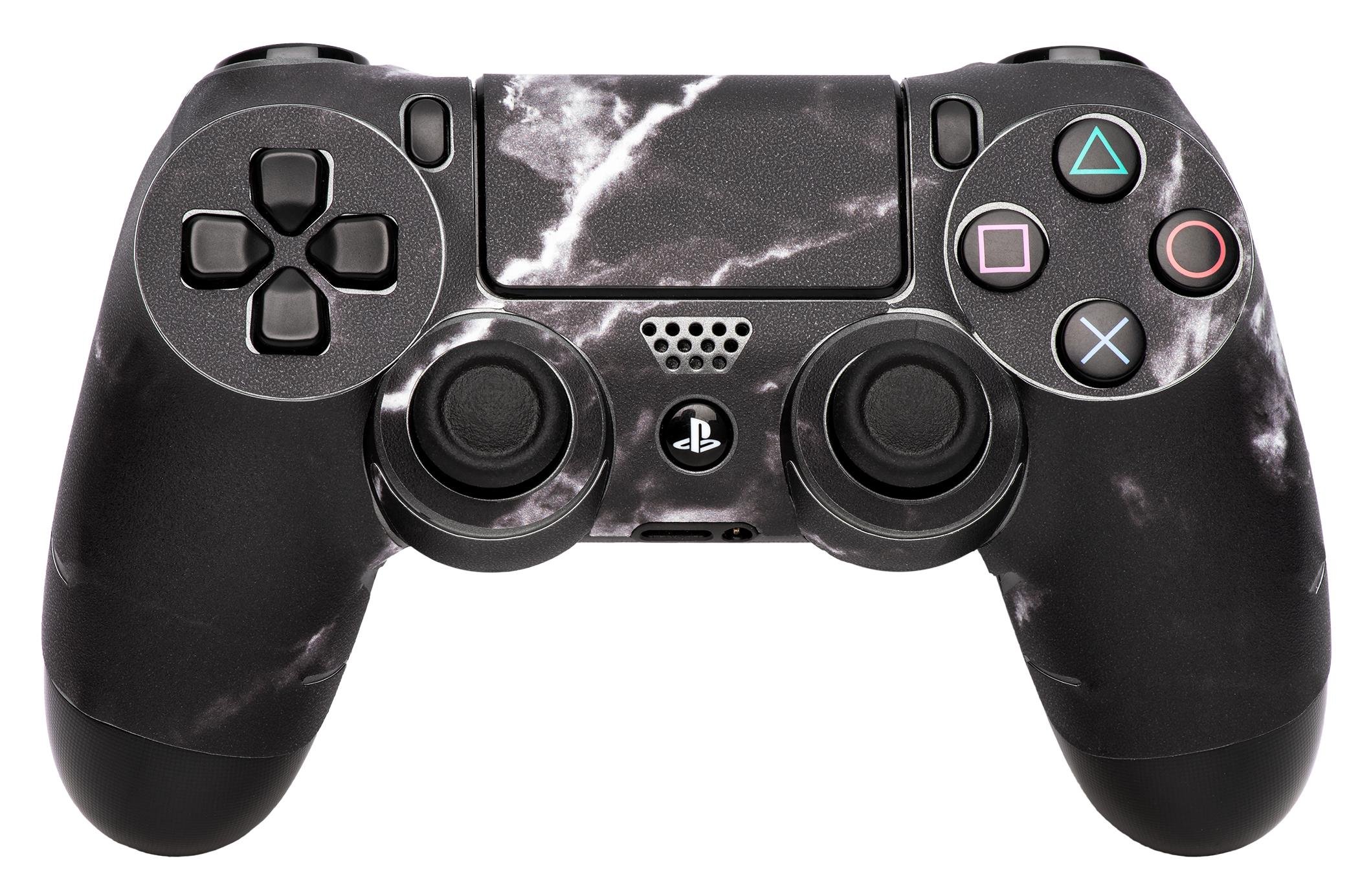 97300 Black Marble für PS4 Controller-Skin