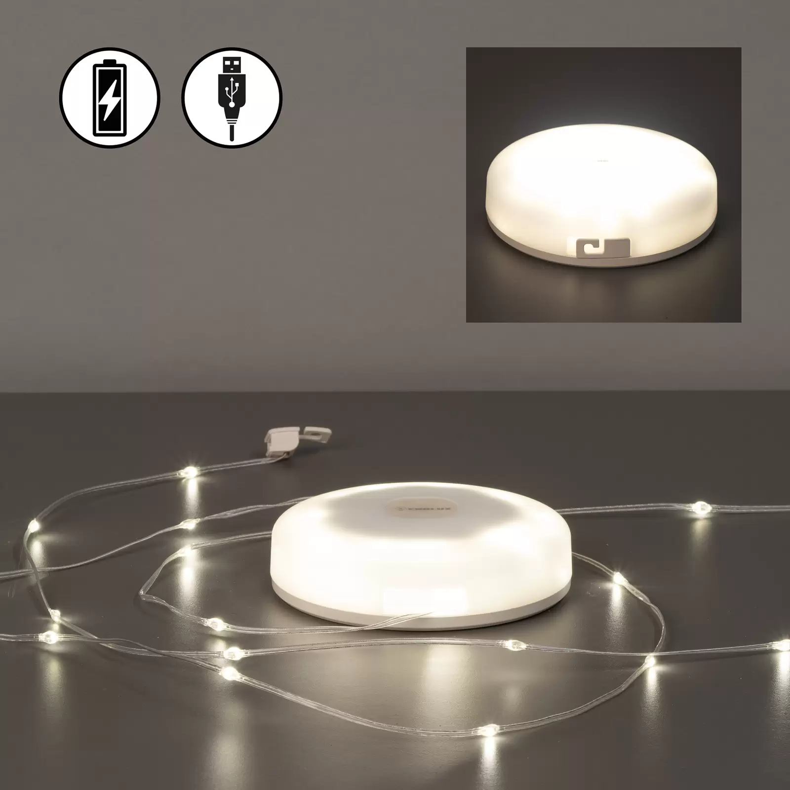 LED Lichterkette, Benni | weiß