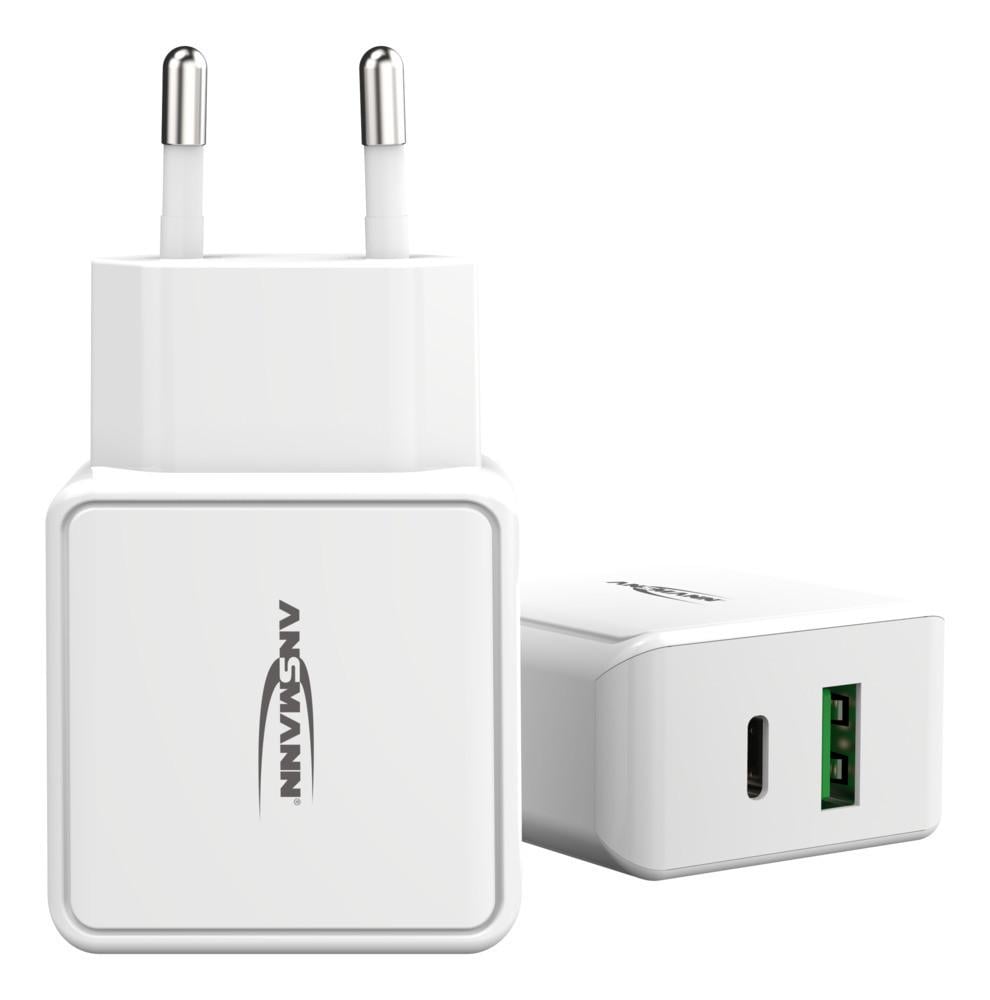 Home Charger HC218PD weiß / 3 A / 20 W / 2 Port