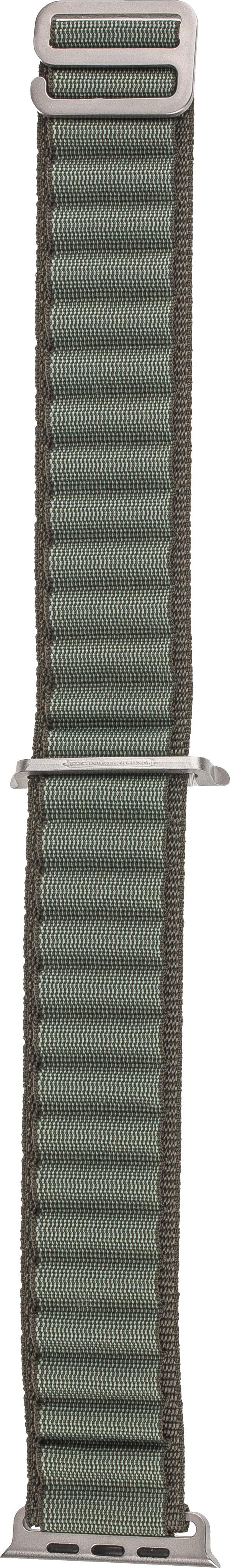Watch Band für Apple Watch 41/40mm (Series 4 - 10)/ 38mm (Series 1 - 3) Carabiner Green