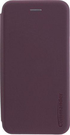 Book Case Curve für Samsung Galaxy J6+ (2018) Soft Touch Bordeaux