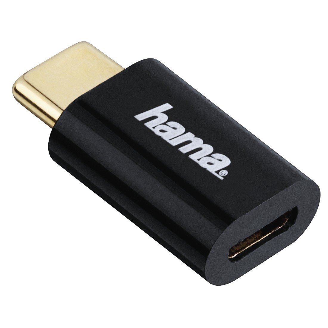 Adapter Micro-USB auf USB Type-C-Stecker, Schwarz (00178399)