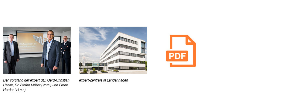 Pressematerial: expert blickt mit Zuversicht in die Zukunft