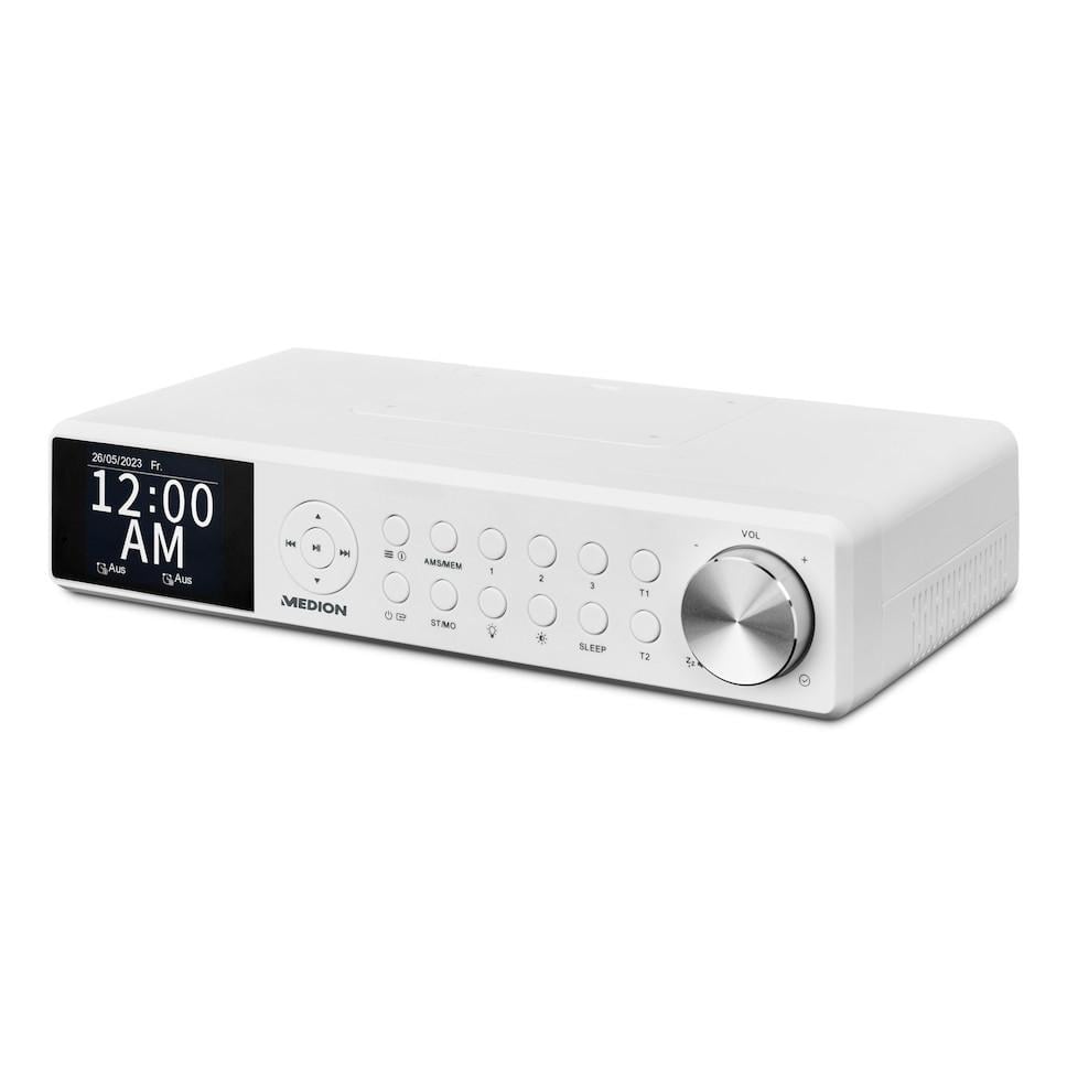 LIFE P66750 weiß DAB+-Küchenradio (unterbaufähig)