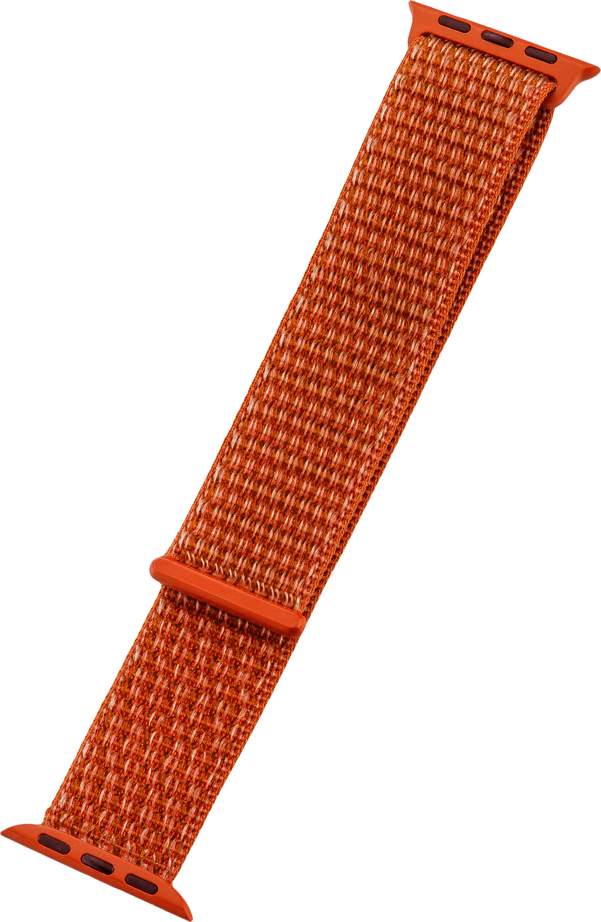 Watch Band für Apple Watch Ultra 49mm/ Watch 45/44mm (Series 4-10)/ 42mm (Series 1-3) Nylon Orange