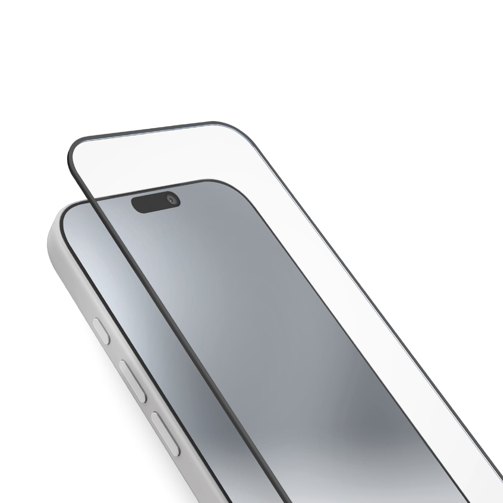 Glas-Displayschutz für iPhone 17/16 Pro Max, Schwarz