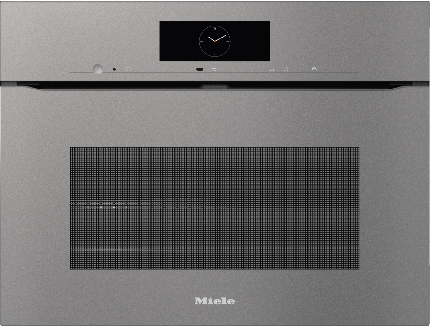 H 7840 BPX Griffloser Kompakt-Backofen Graphitgrau