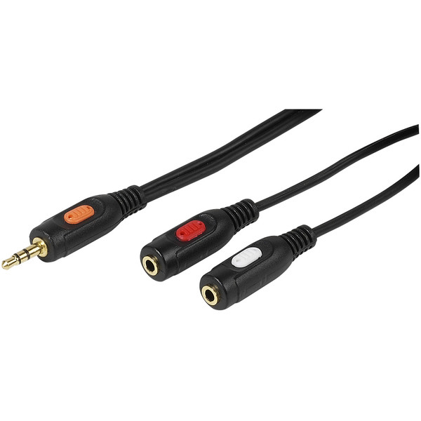 Y-Adapter Klinke, stereo, 0,2m (46051)