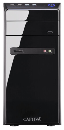 Power Starter I60-537, Schwarz, Intel Core i5-10400, 8 GB, 480 GB SATA SSD