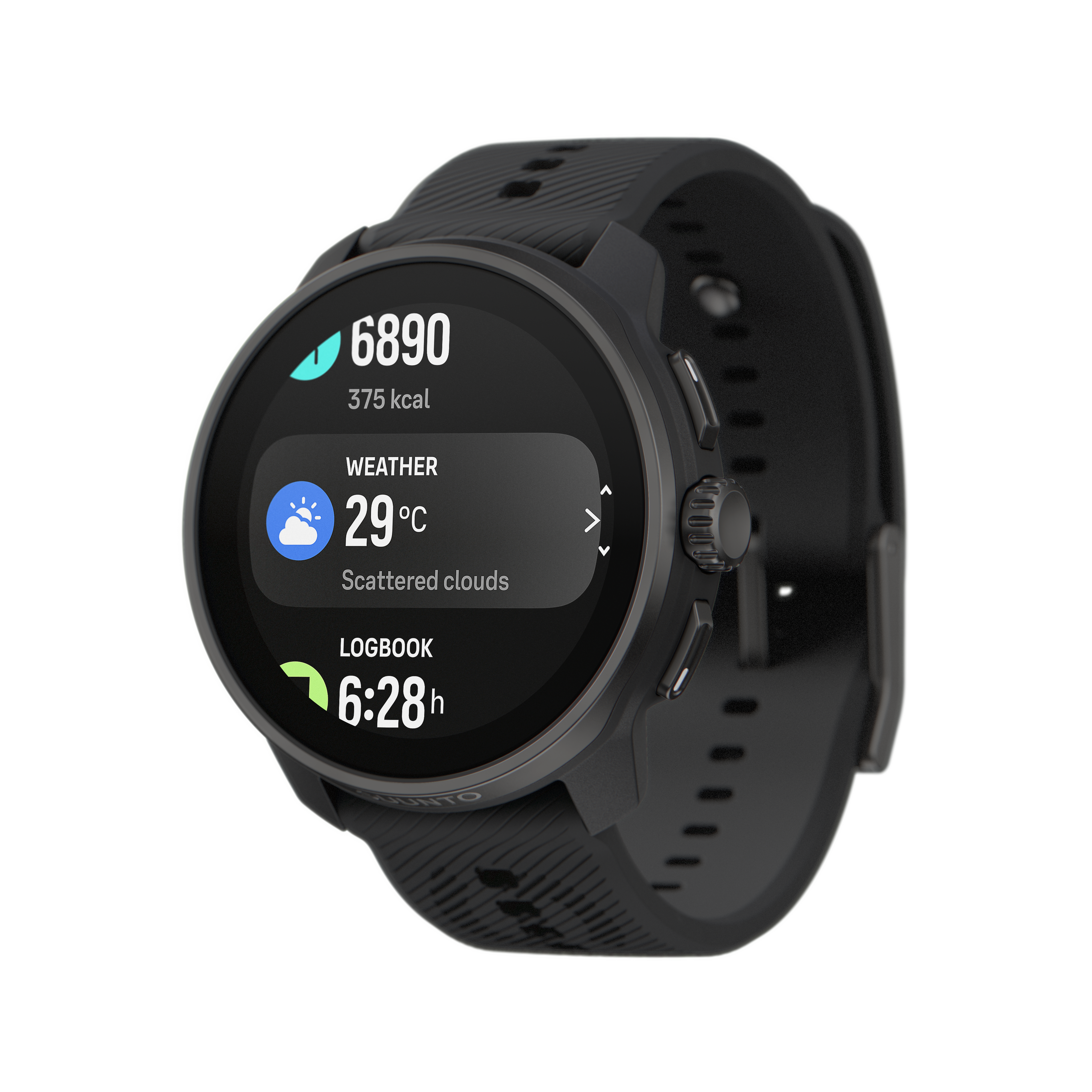 Race S All Black, 45 mm Smartwatch
