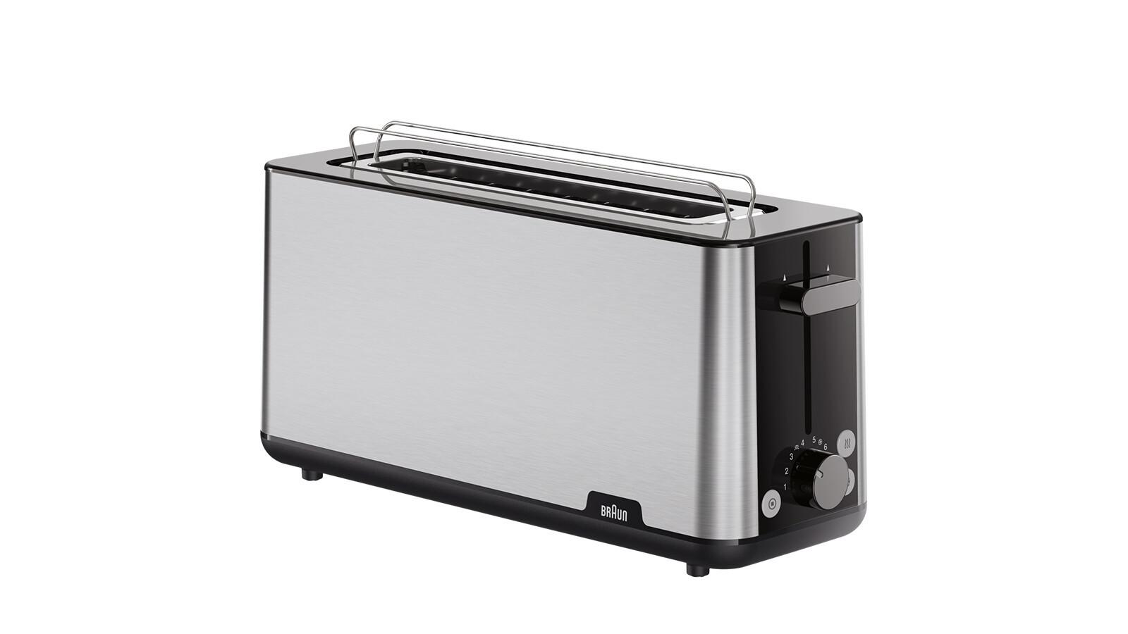 HT 1610 PurShine Schwarz Langschlitz-Toaster