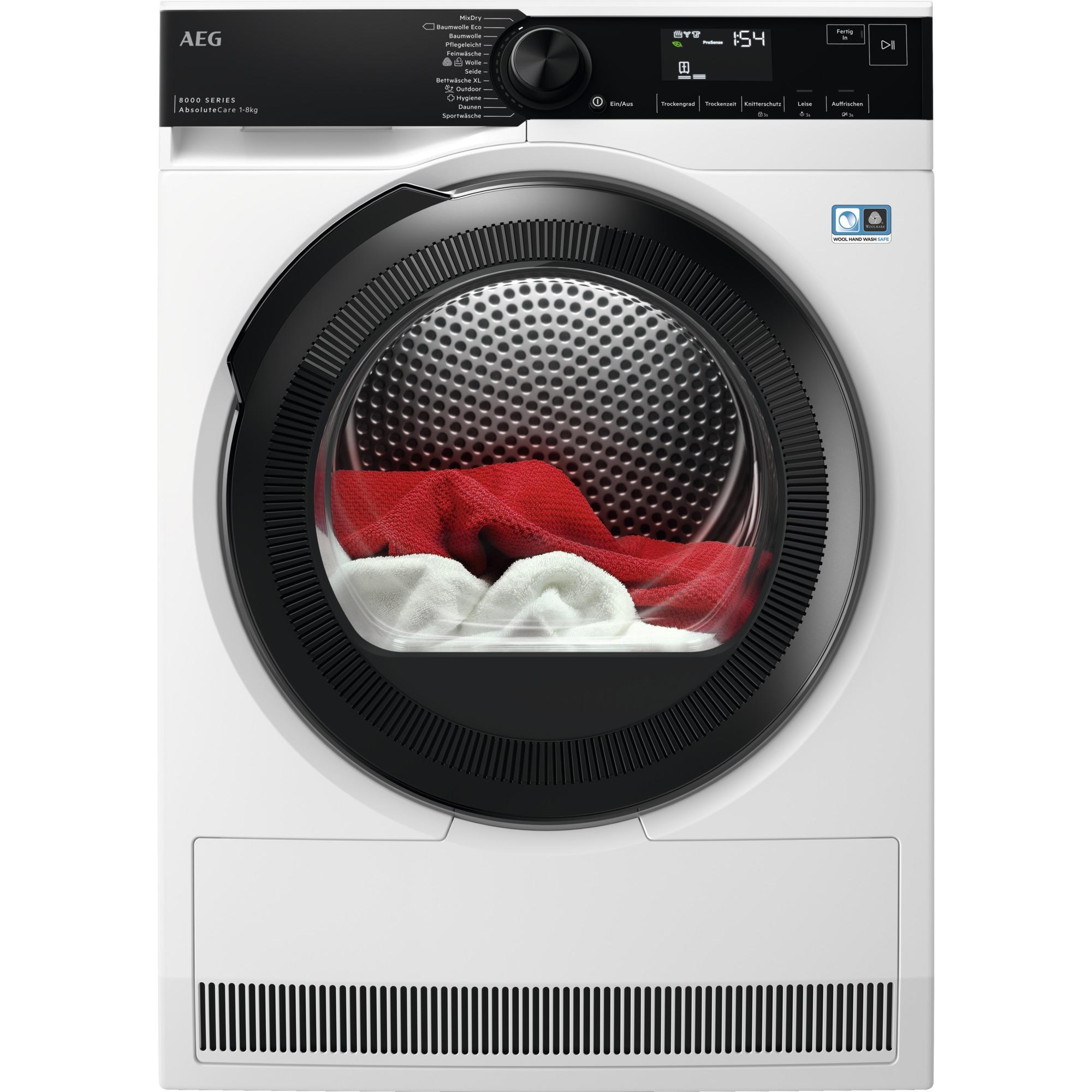 TR8SWEX Serie 8000 Wärmepumpentrockner