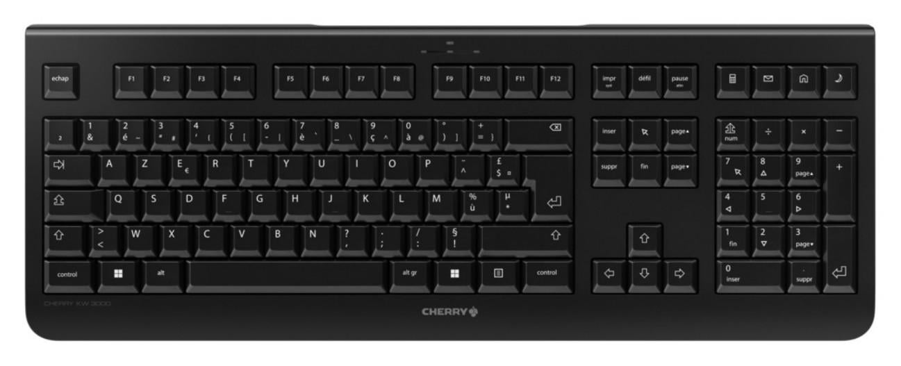 KW 3000 Wireless Tastatur, Schwarz
