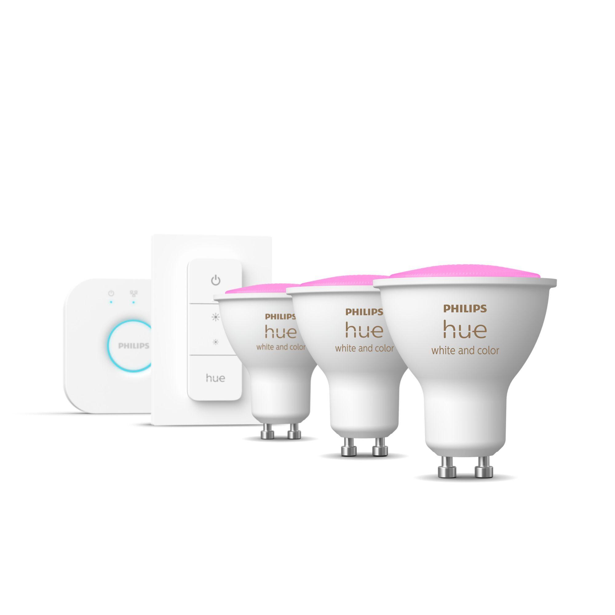 White & Color Ambiance GU10 Starter-Set