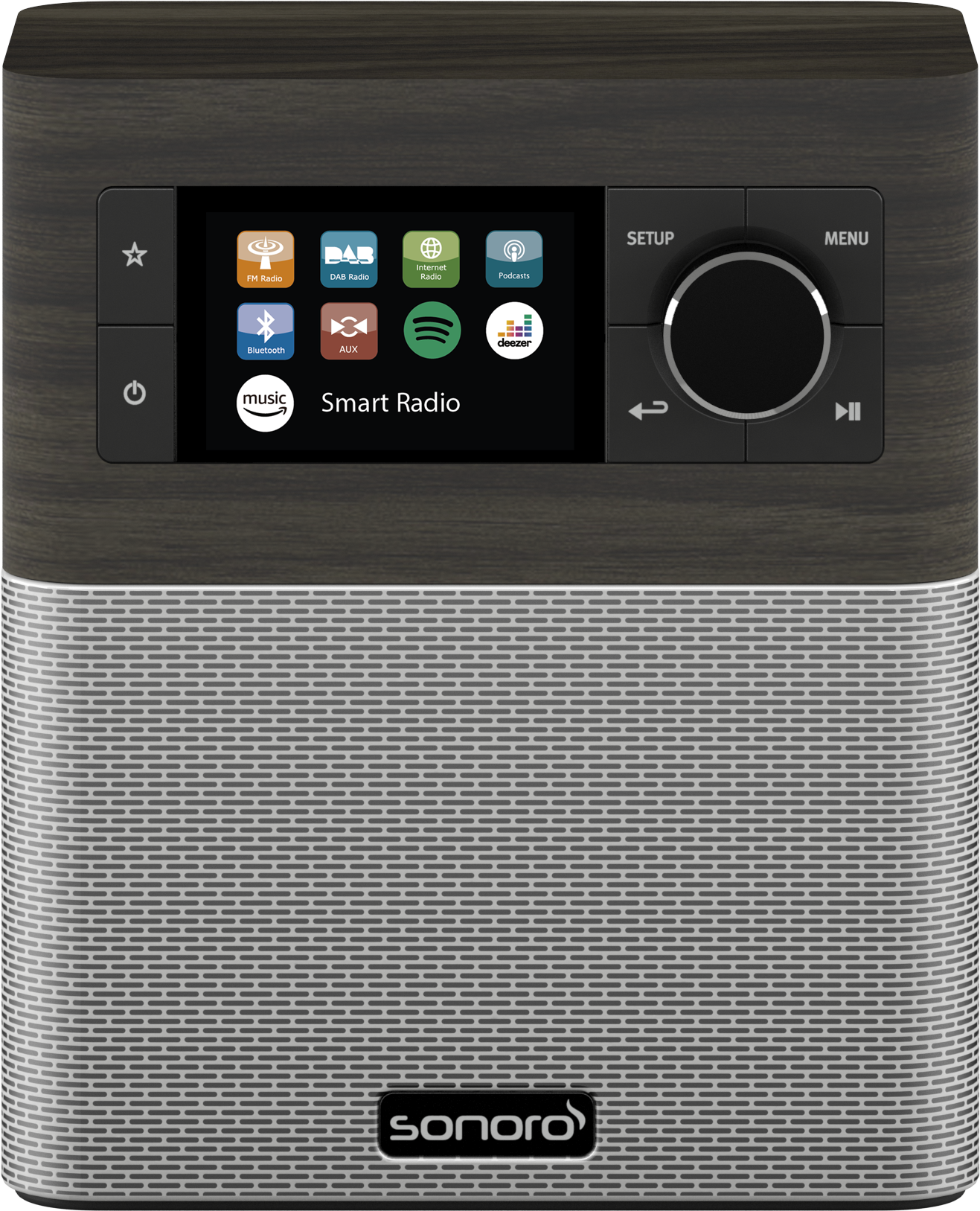 STREAM mooreiche silber DAB+ Internetradio