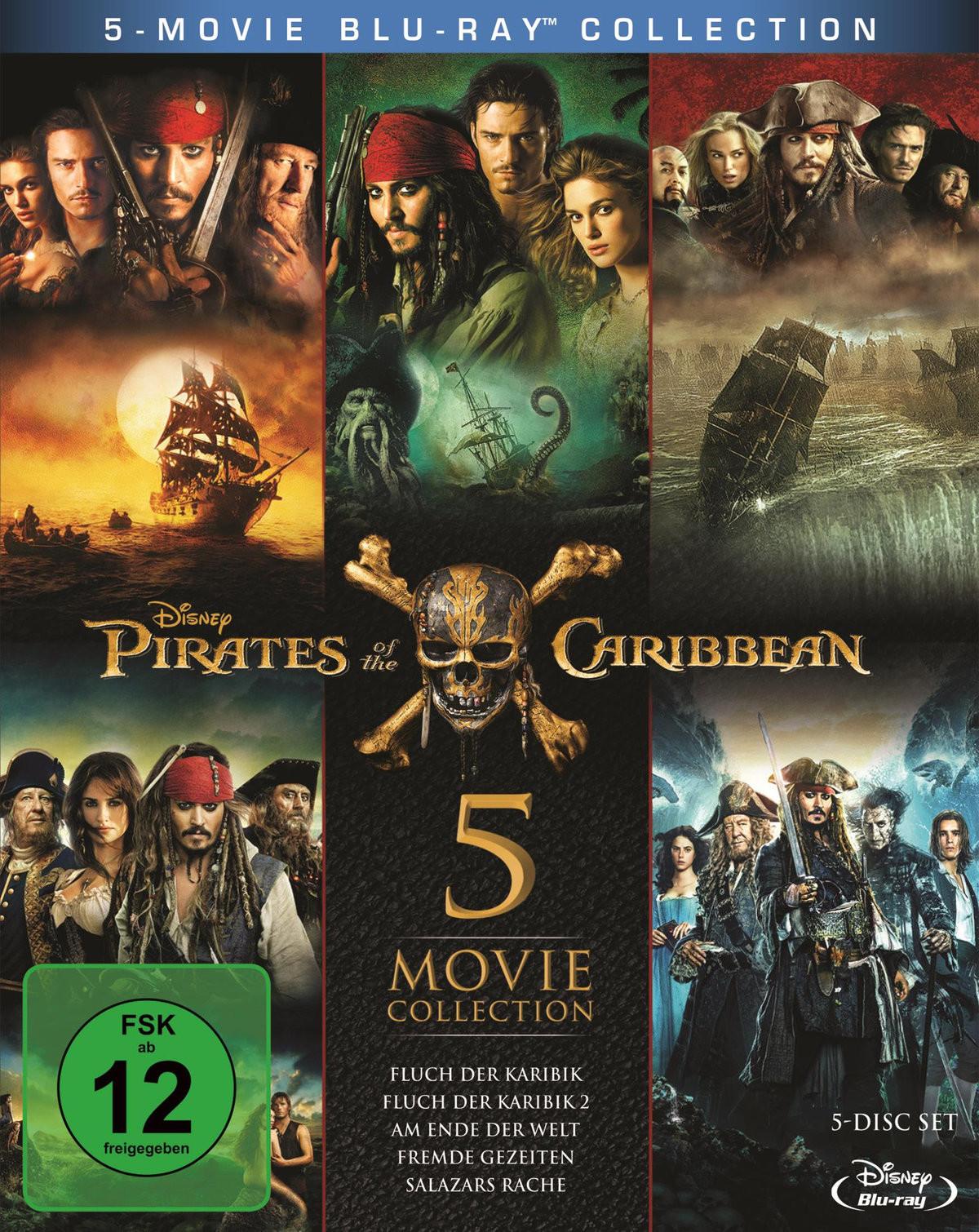 Blu-ray Pirates of the Caribbean 1-5 Box [5 BRs]